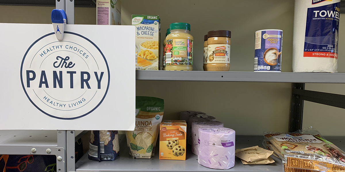 The Pantry College of Saint Mary provides food assistance and