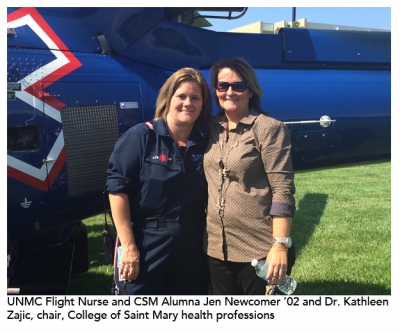 Jen Newcomer and Dr. Kathleen Zajic