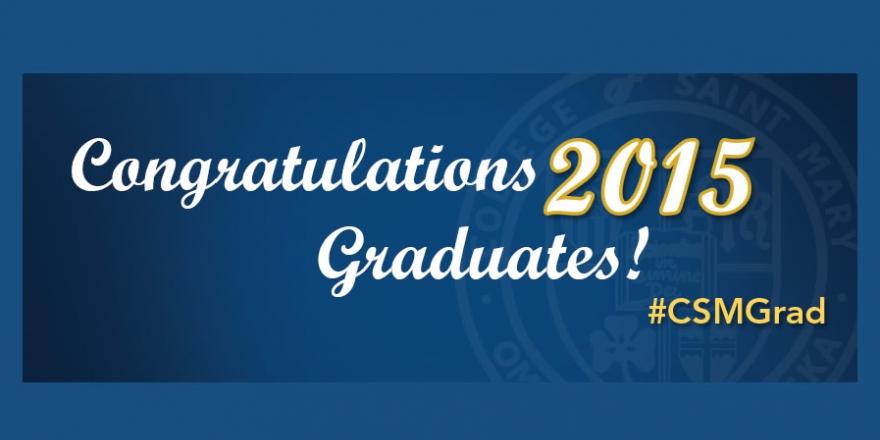 Congratulations 2015 graduates!