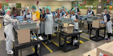 College of Saint Mary students volunteer as part of Spirit of Service Day