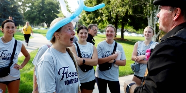 Students enjoy activities during Welcome Days at College of Saint Mary