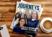 College of Saint Mary's Journeys alumni magazine published in fall 2025