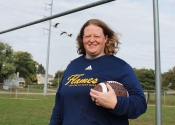 College of Saint Mary selects Nancy Javaux-Major as new flag football coach