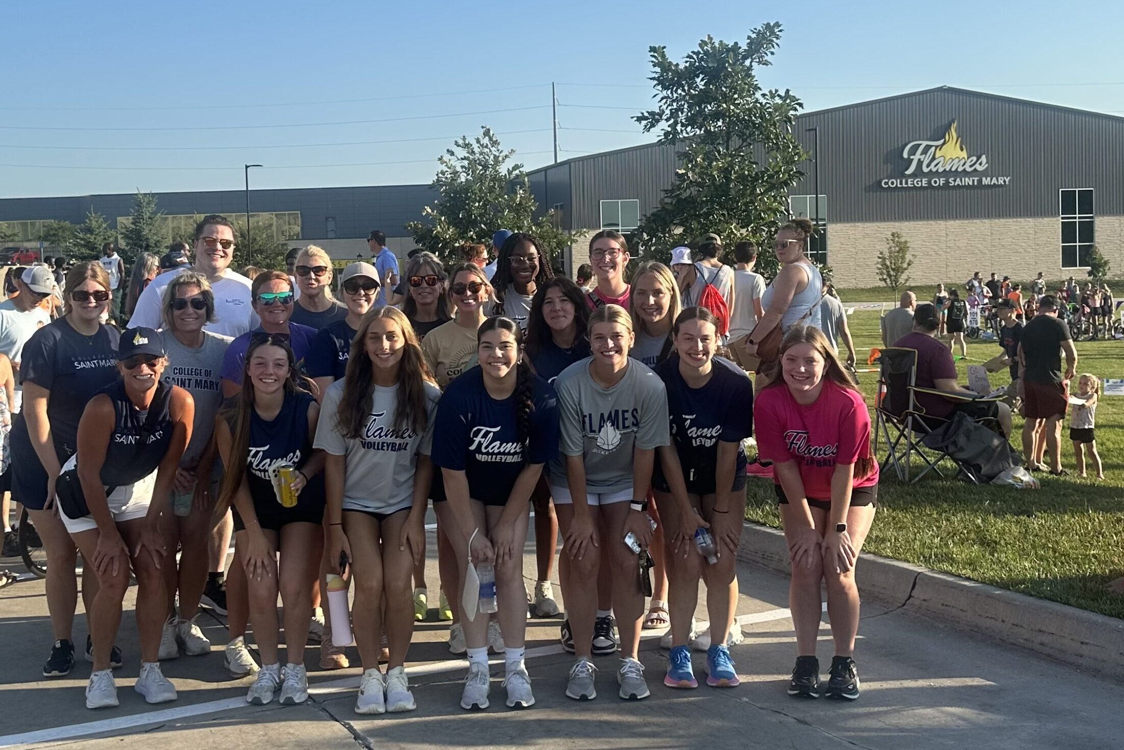 Volunteers at the Ironhawk Juniors Triathlon