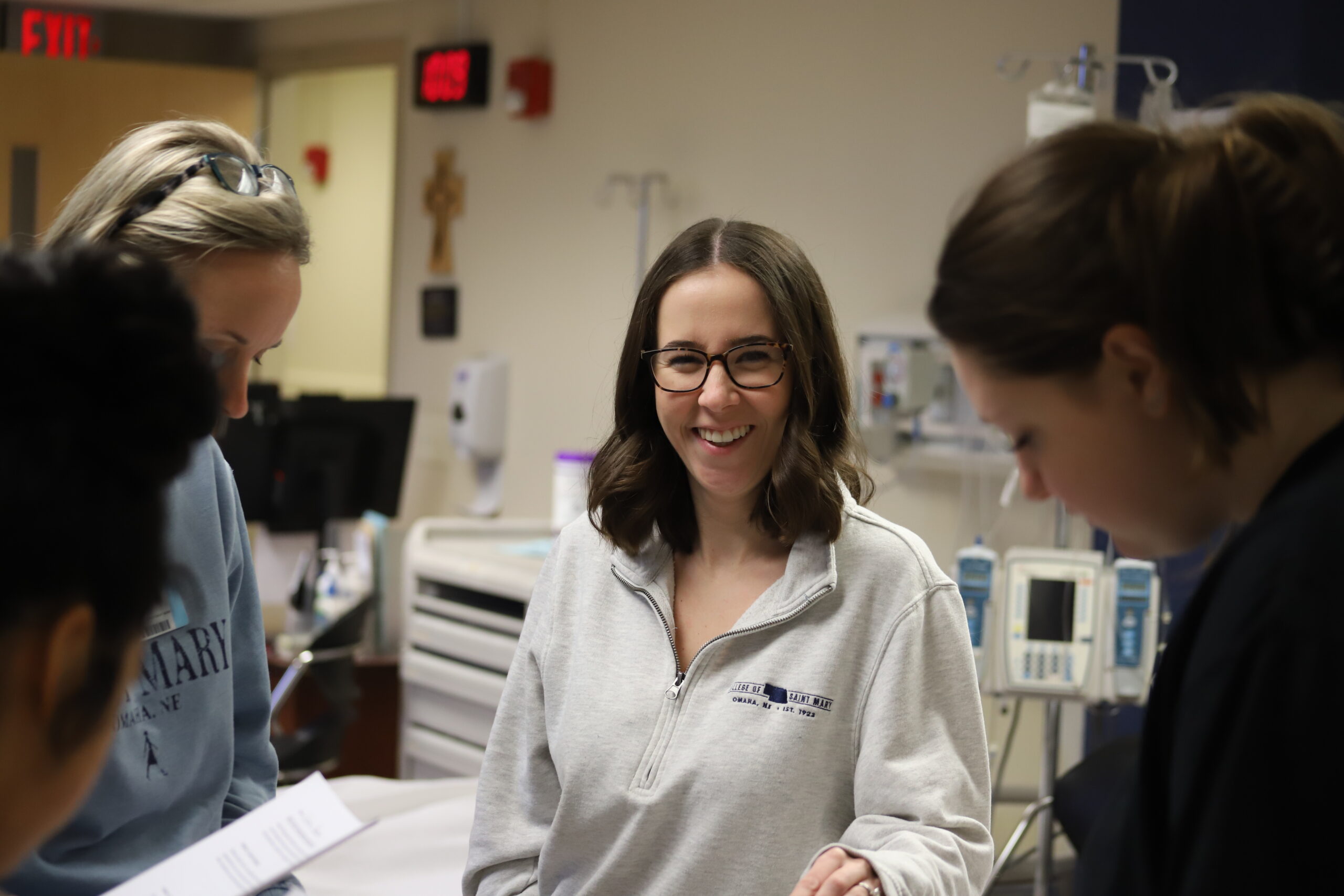 Nursing professor Mia Jackson