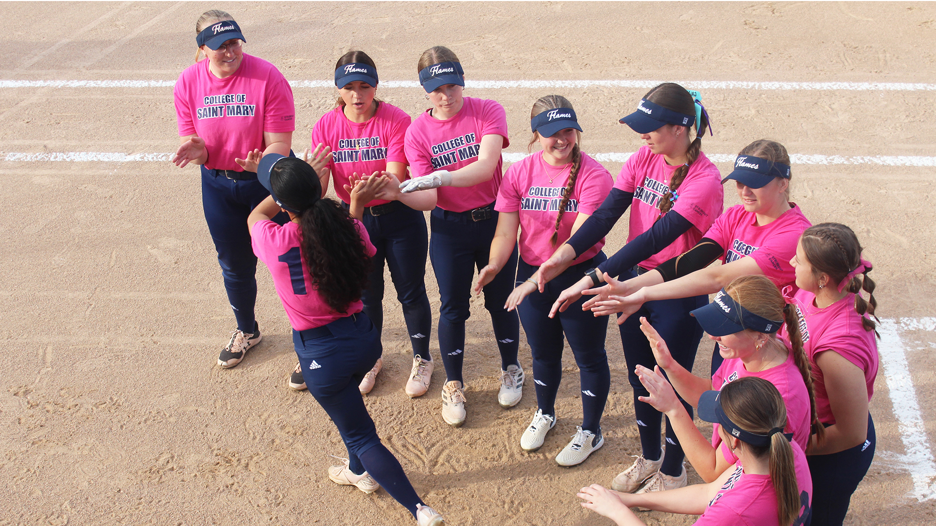 Flames softball team