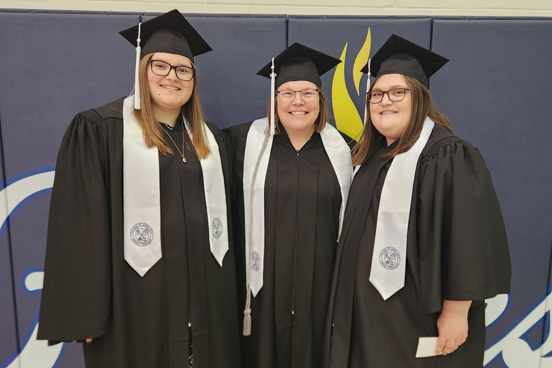 Tammy, Kaylee and Madison Rivera at graduation.